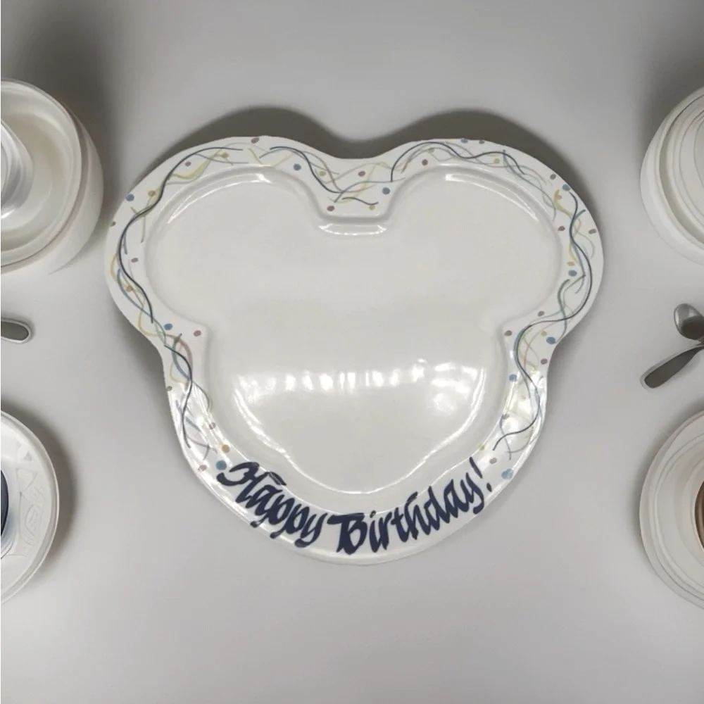Mickey Mouse Disney “ Happy Birthday” Plate